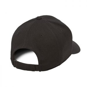 Flexfit-110P-Cool-Dry-Cap-Black-Back-View