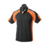 Aussie-Pacific-Murray-Mens-Polo-Black-Orange