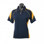 Aussie-Pacific-Premier-Lady-Polo-Navy-Gold