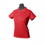 Aussie-Pacific-Botany-Ladies-Polo-Red