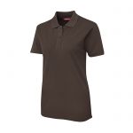 JBs-Ladies-210-Pique-Knit-Polo-Chocoate