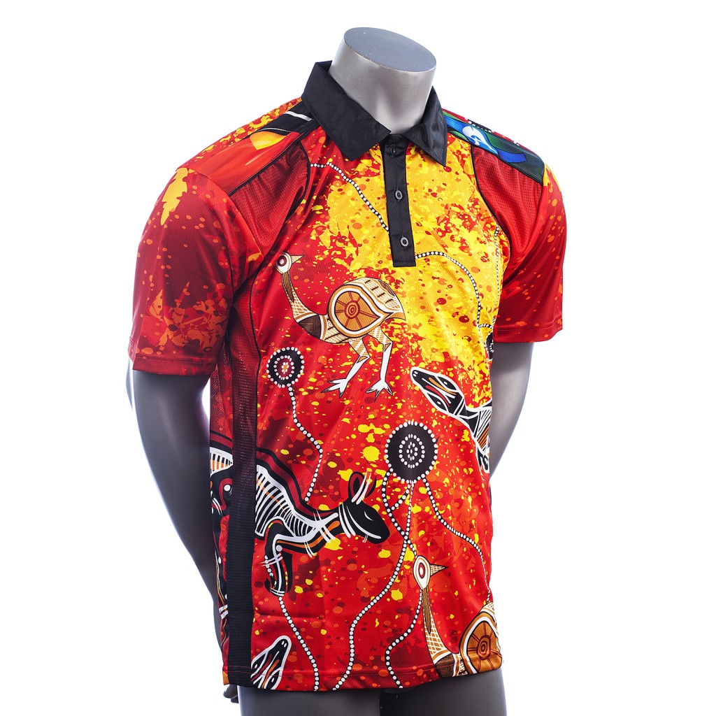 Indigenous Sublimated Mens Spirit Polo - Southern Cross Brands