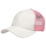 Trucker-cap-8003-Chalk-White-Light-Pink