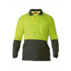 Bisley-long-sleeve-polo-shirt-Yellow-Bottle