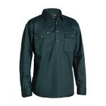 Bisley-drill-work-shirt-closed-front-bottle