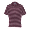 Fairway-Mens-striped-gear-for-life-polo-Maroon-White