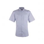 Mens-corporate-shirt-assie-pacific-henley-short-sleeve-White/ Navy