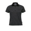 Fairway-Ladies-Striped-Gear-for-life-polo-Black-Stone