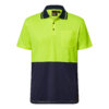 Workcraft-micromesh-polo-Yellow-Navy