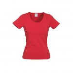 Ladies-Vibe-Scoop-Neck-Tee-Shirt-Red